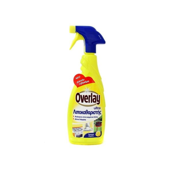 OVERLAY EXPRESS MULTI ΛΙΠΟΚΑΘΑΡΙΣΤΗΣ SPRAY ΛΕΜΟΝΙ 650ml expresspoint.gr