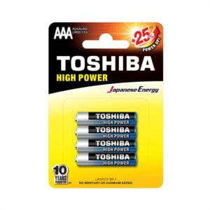 ΜΠΑΤΑΡΙΕΣ ΑΛΚΑΛΙΚΕΣ ΑΑΑ TOSHIBA 4ΤΜΧ.