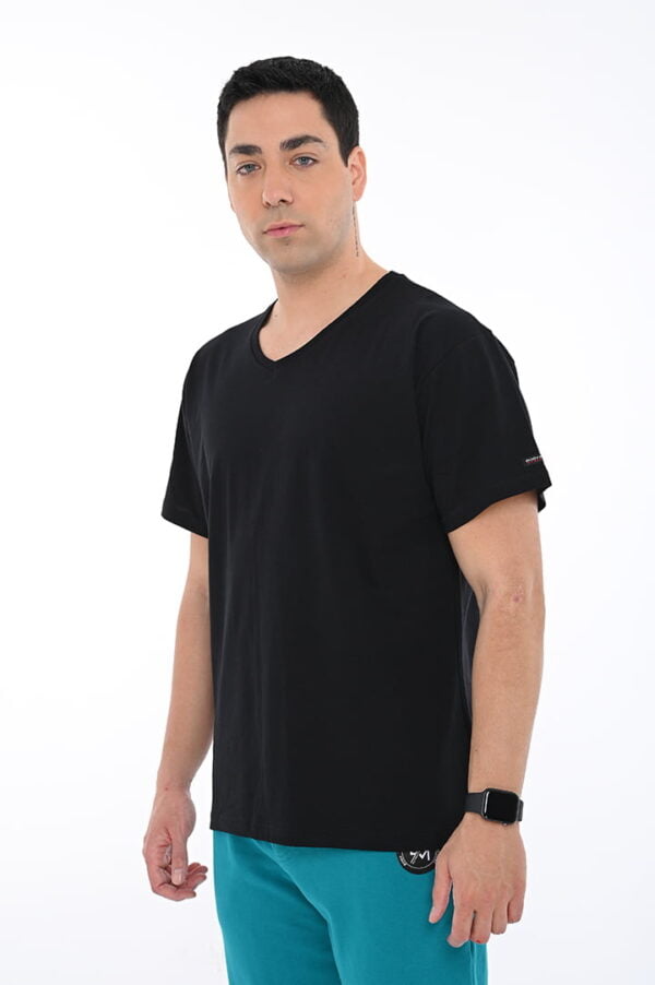 ΜΠΛΟΥΖΑ V ΜΟΝΟΧΡΩΜΗ #1389 (S-M-L-XL-XXL) ΜΑΚΟ